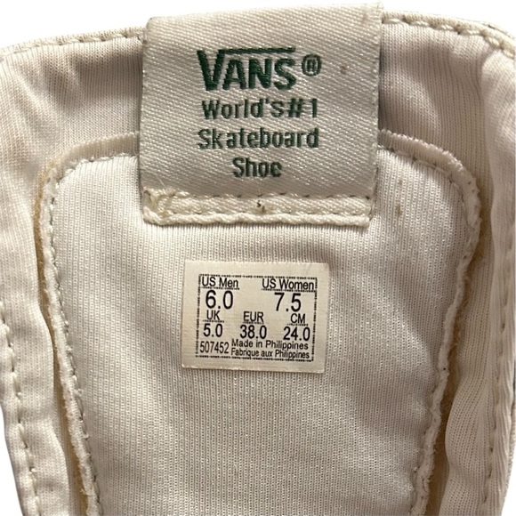 Vans Sk-8 High-Top Save the Planet Sneakers. Men size 6.0 Women's 7.5 - Picture 9 of 11